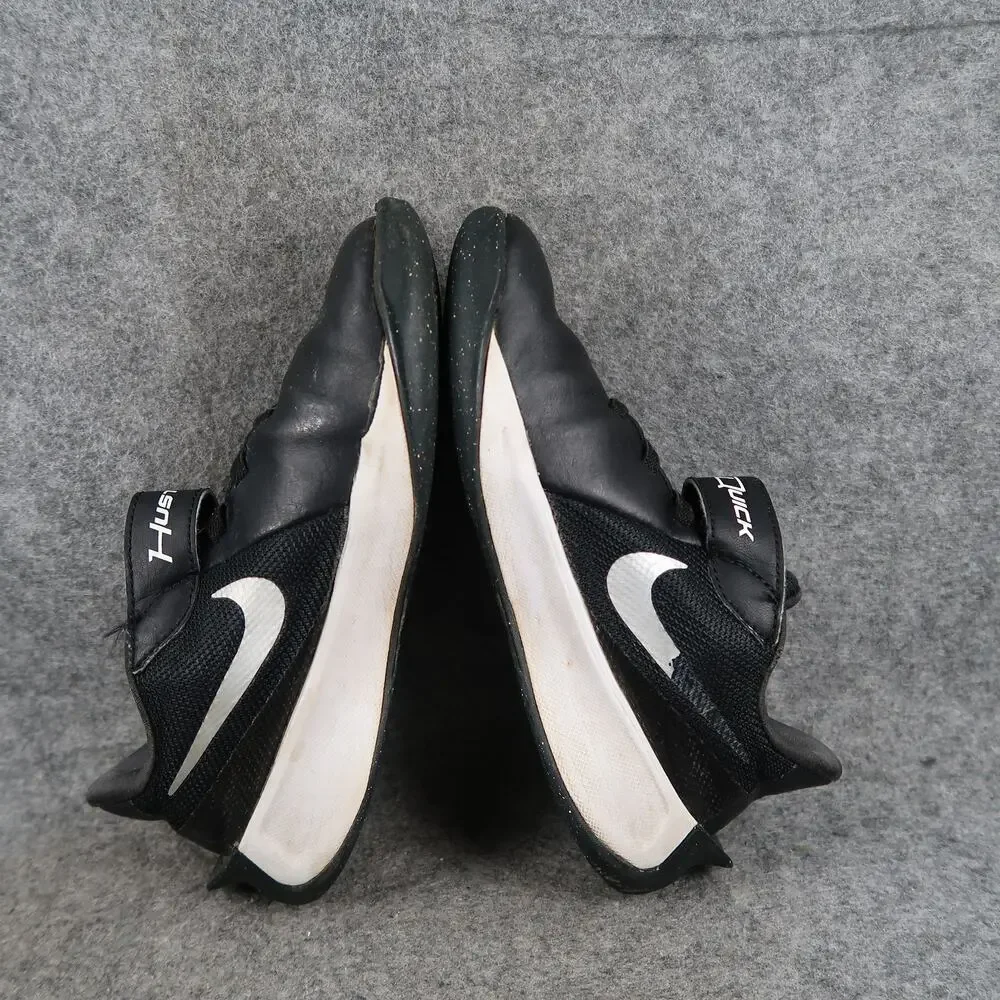Nike Shoes Kids 13 Hustle Quick Basketball Sneakers Athletic Trainer Black White - Picture 9 of 11